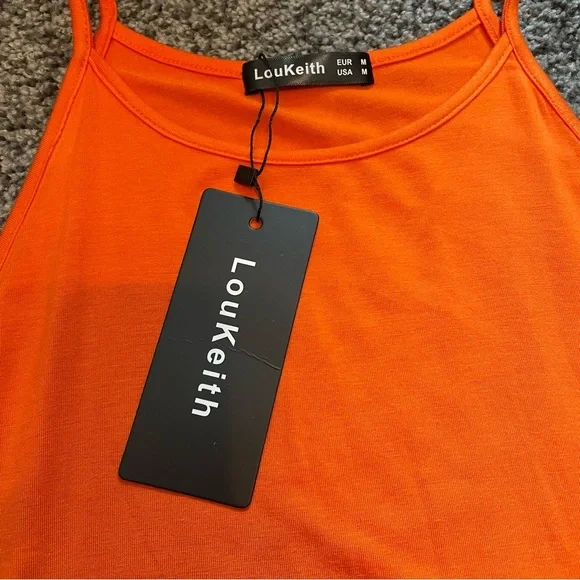 NWT! Orange LouKeith Tank Top - Picture 4 of 8